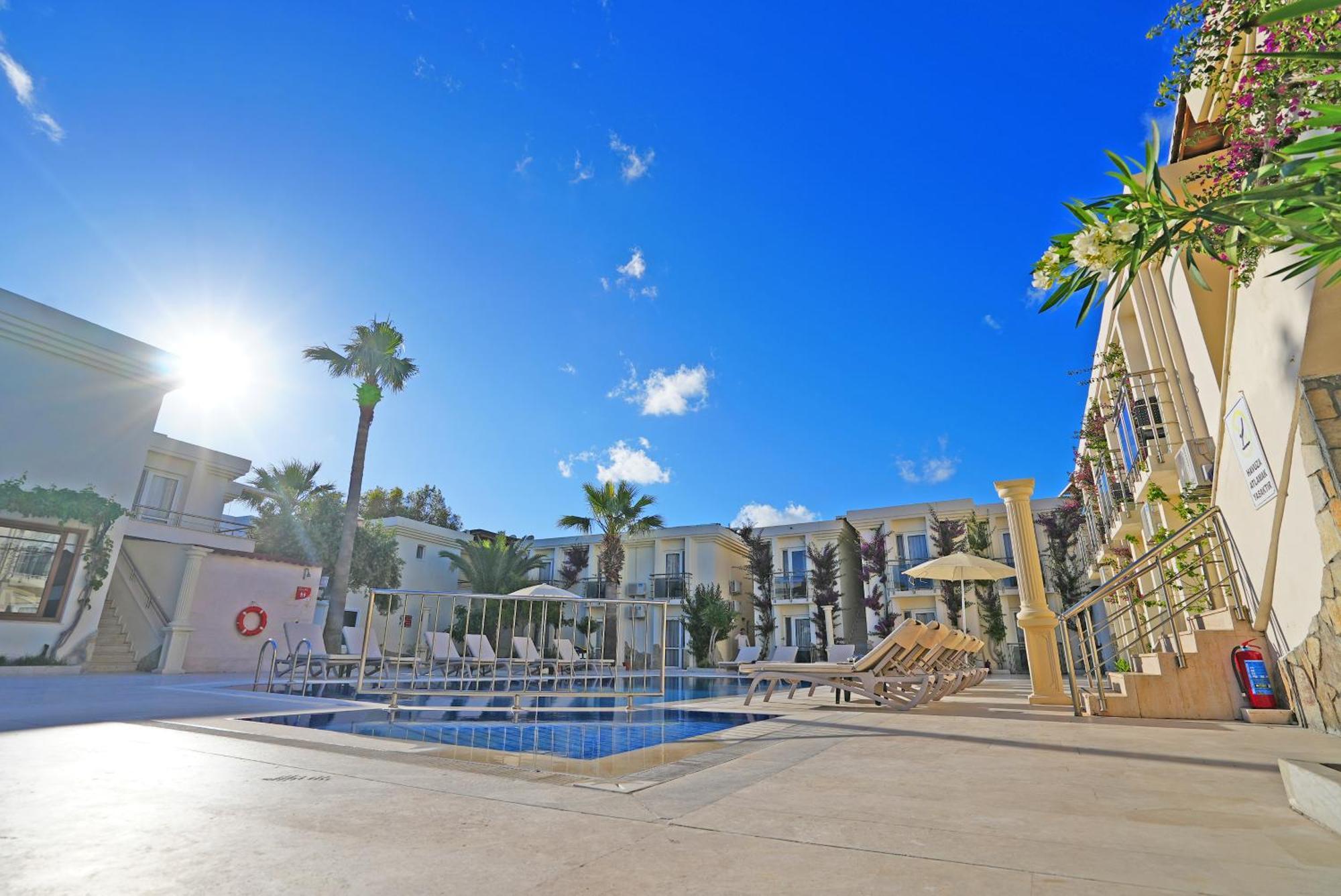 Oemer Aybak Beach Hotel Bodrum Eksteriør bilde